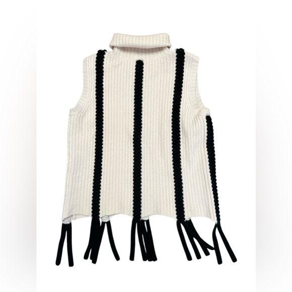 Derek Lam 10 Crosby wool turtle neck sweater tank top - Picture 1 of 4